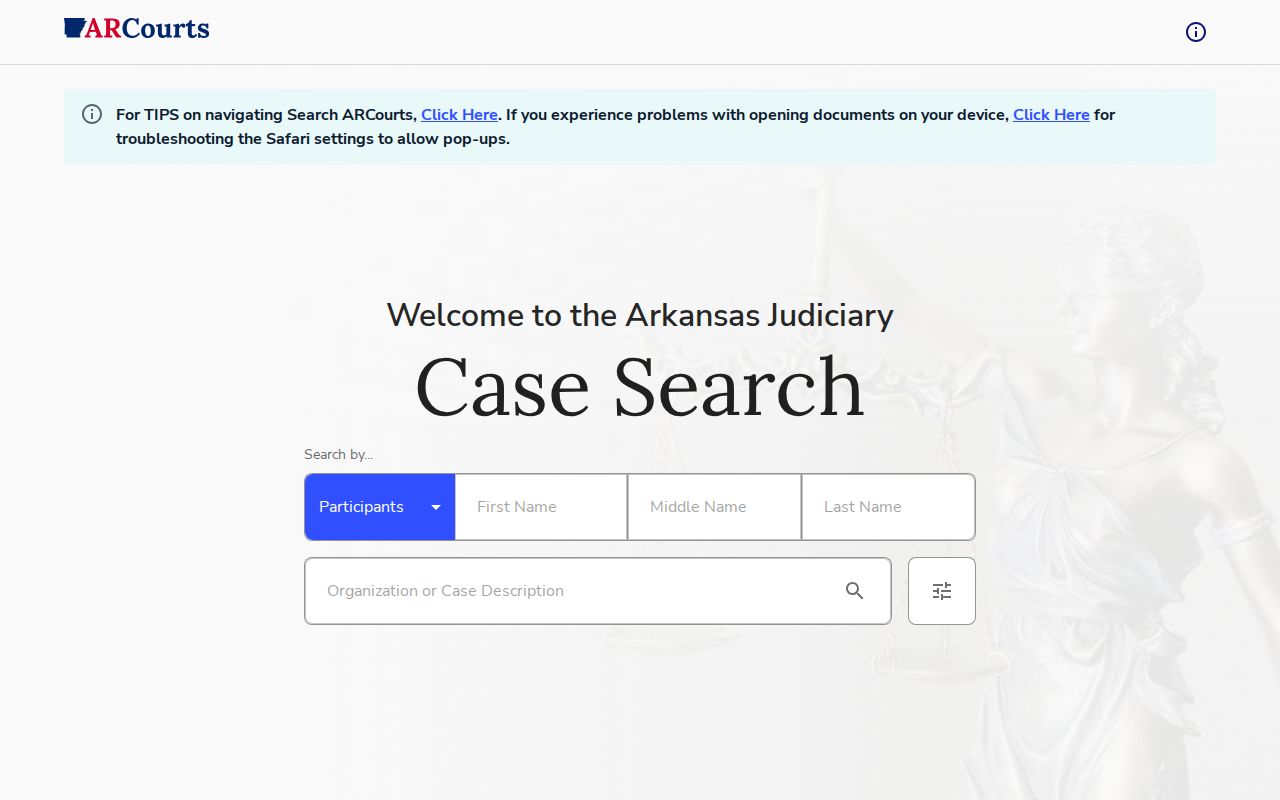Craighead County criminal court case search on Search ARCourts